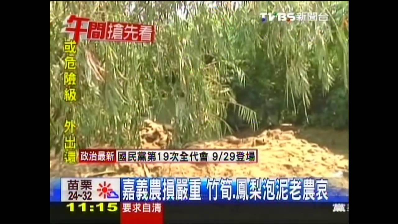 嘉義農損嚴重 竹筍、鳳梨泡泥老農哀