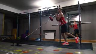 Тренировка с Лэндмайн от Go Bro // Go Bro Landmine Workout Exercise