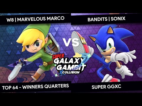 Super GGxC - W8 Marvelous Marco (Toon Link) Vs Bandit Sonix (Sonic) Top 64 - Winners Quarters