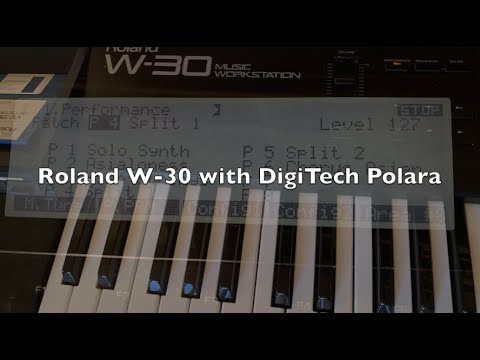 Roland W-30 with DigiTech Polara