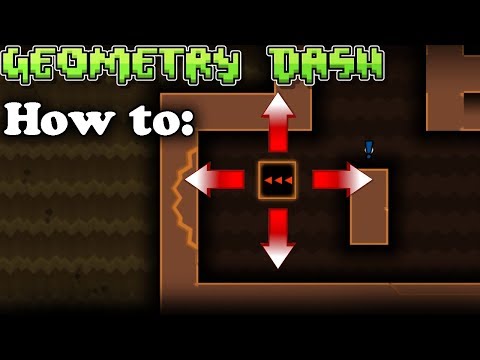 How to make a minigame in Geometry dash (part 1) Making a player move in 4 directions