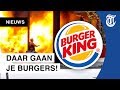 Bezoekje Burger King eindigt in vuurzee (en zonder Whoppers)