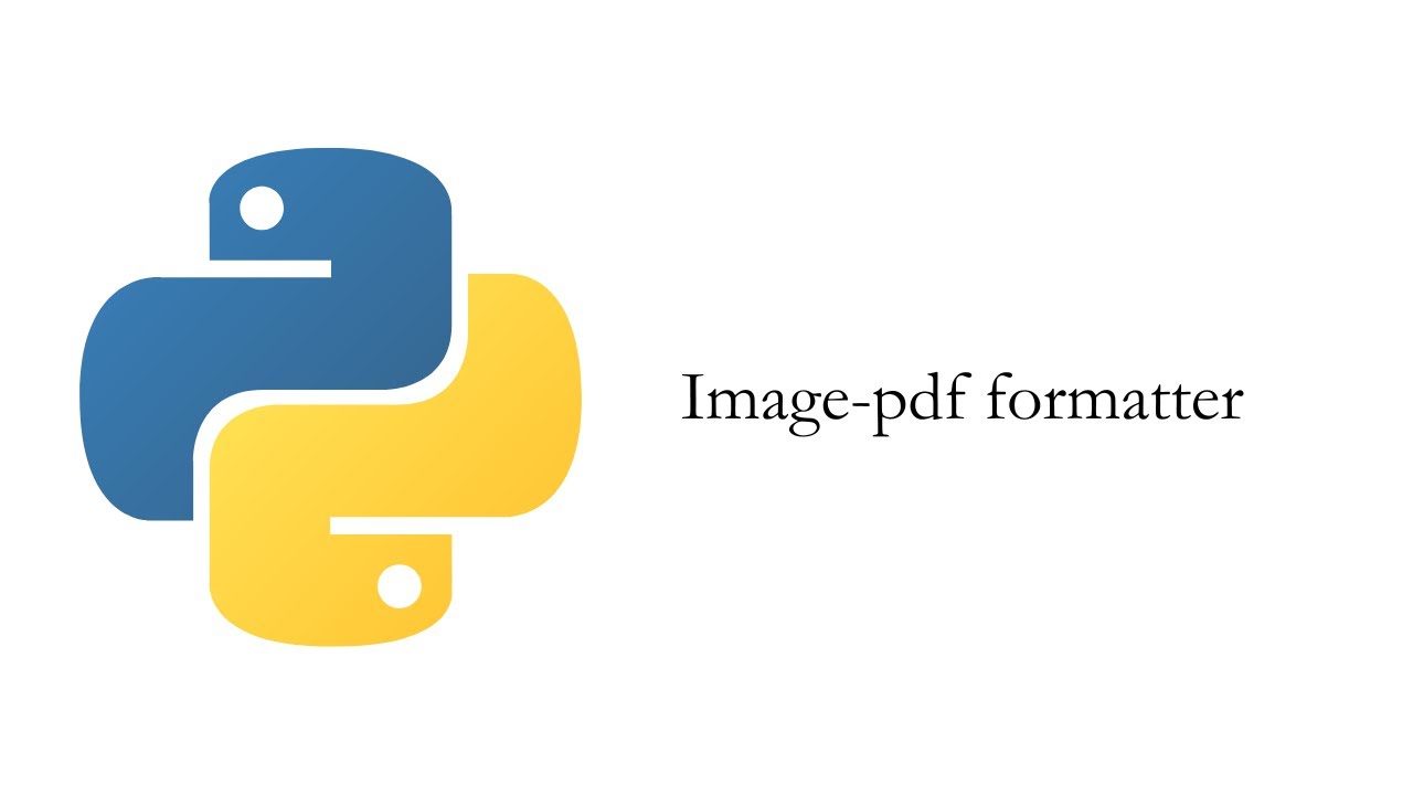 Image-pdf formatter CS50P