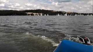 preview picture of video 'Bostalsee St. Wendel Germany Speed Boats 4 August 2012 Saarland'
