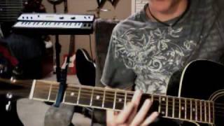 How To Play "Almost" by Bowling For Soup guitar intro (with TABS...sort of hahah)