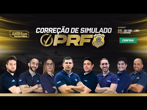 Correção de Simulado da Polícia Rodoviária Federal - AlfaCon