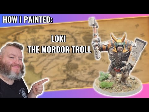 How I Painted: Loki The Mordor Troll For MESBG