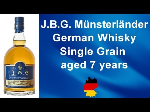 J.B.G. Single Grain German Münsterland Whisky aged 7 years review #215 from WhiskyJason