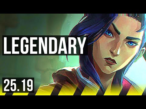 CAITLYN & Thresh vs DRAVEN & Leona (ADC) | Legendary | KR Master | 25.19