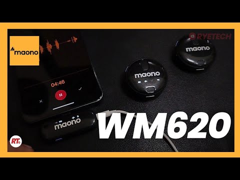 MAONO WM620 WIRELESS MICROPHONE FEATURES, SETUP, AND MIC TEST