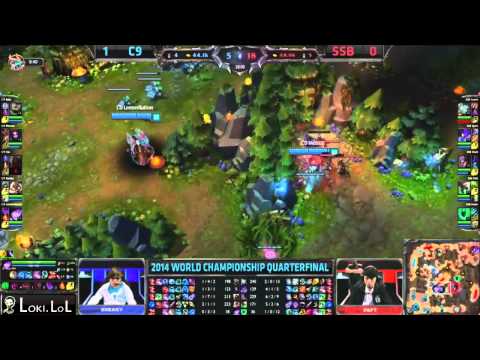 [Worlds 2014] Day 10 Quarterfinals SSB vs C9 Recap - Highlights and Funnys