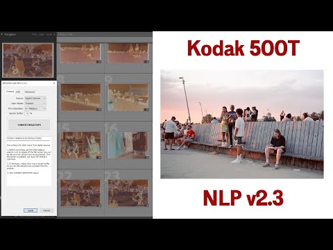 Negative Lab Pro v2.3 - Konvertierung von Kodak Vision3 500T