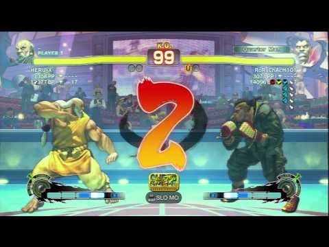 HERU_X (Gouken) Vs RoRsChAcH101 (Balrog) SSF4 AE Ranked Matches - PSN