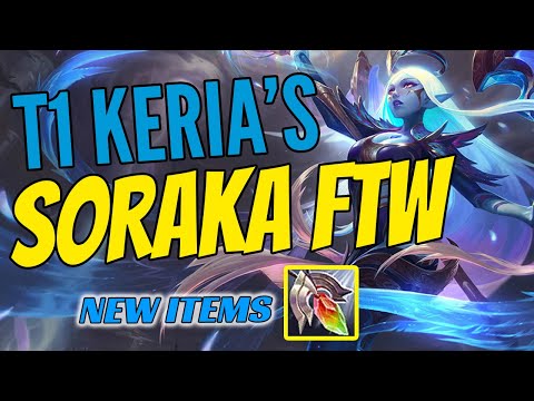 T1 Keria Plays Soraka Support vs Morgana - Challenger Gameplay - New Items Season 11 - Redemption