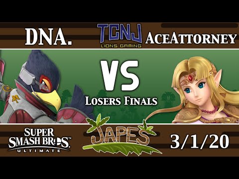 Japes #1 - PC | DNA. (Falco) vs AceAttorney (Zelda) - Smash Ultimate Losers Finals