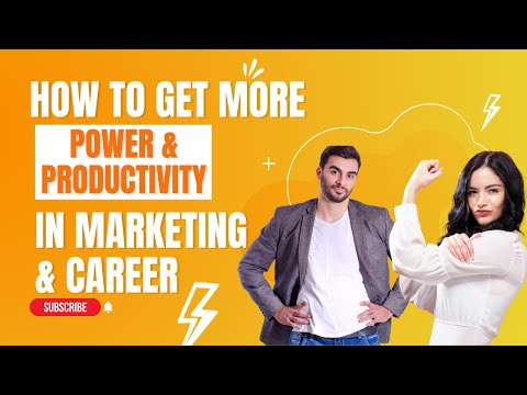 , title : 'How to get more POWER and PRODUCTIVITY  in marketing, your career and personal development.'