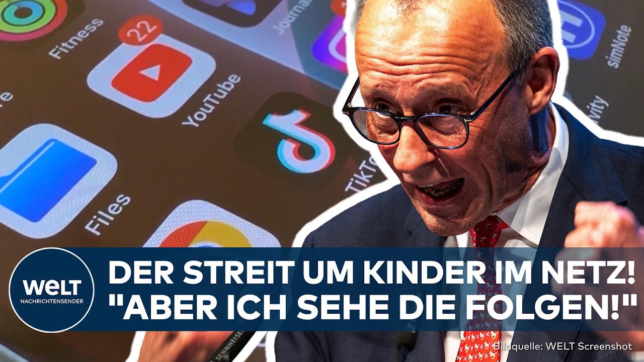 DEUTSCHLAND: Social-Media-Verbot für Kinder? Kanzler Friedrich Merz fordert harte Altersregeln!