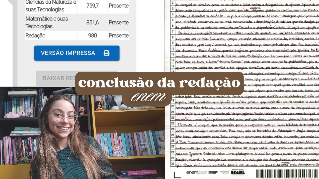 Tudo que você precisa saber sobre a conclusão da redação do ENEM