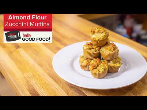 Almond Flour Zucchini Muffins