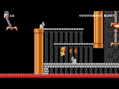 W2-3 のろわれた金字塔　Cursed Pyramid by STAR V 🍄 Super Mario Maker 2 😶 No Commentary　⚿abg