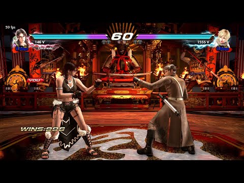 L7 52_3 Julia Chan Ryona VS Leo - Tekken 7 ( Uchiha x24 ) Gameplay PC RX 570 8G