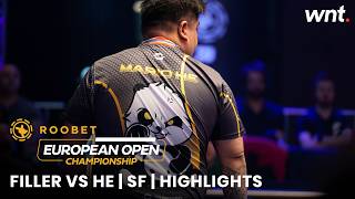 Joshua Filler vs Mario He | Semi Final Highlights | 2026 Roobet European Open