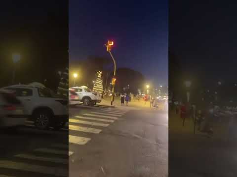 Trenque Lauquen de noche en Navidad… parece otro país 😱🎄 #shorts