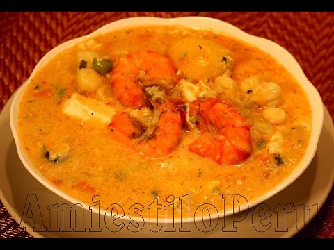CHUPE DE CAMARONES 2014  Delicioso y facil
