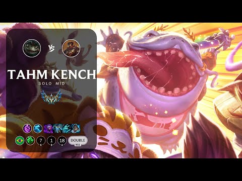 Tahm Kench Mid vs Viktor - BR Challenger Patch 12.22