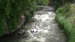 preview picture of video 'Lava Hot Springs - Tubing the Portneuf River'