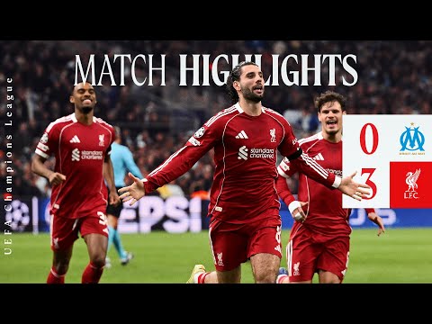 Highlights: Marseille 0-3 Liverpool | Clever Szoboszlai free-kick! UEFA Champions League