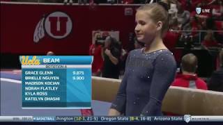 Madison Kocian (UCLA) 2019 Beam vs Utah 9.225