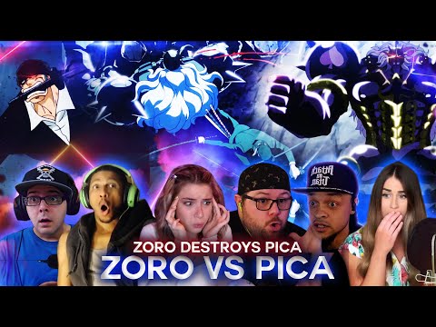 Zoro Defeats Pica ! Zoro's Haki ! Reaction Mashup