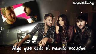 I Was Here - Lady Antebellum - Español