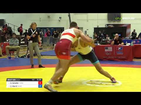 Greco-Roman 97 Consi-Semis - Austin Schafer (NYAC) vs. Zach Merril (NYAC)