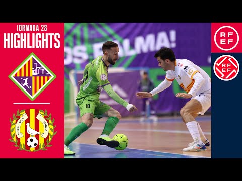 Resumen #PrimeraDivisiónFS Illes Balears Palma Futsal 5-3 Industrias Santa Coloma | Jornada 28
