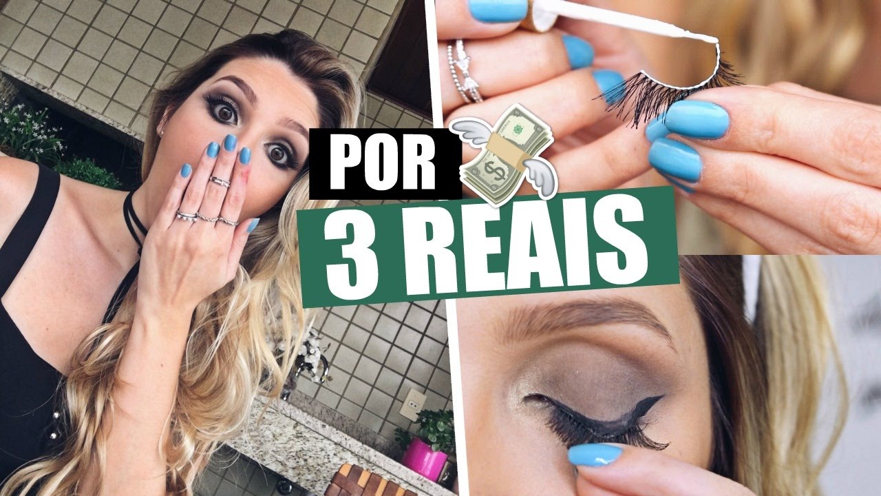 A MELHOR COLA DE CÍLIOS POR 3 REAIS