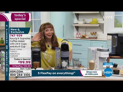 Keurig KSupreme Coffee Maker with 24 KCups and My KCup