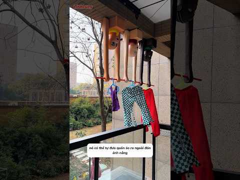 Robot phơi quần áo thông minh chống trộm #shorts