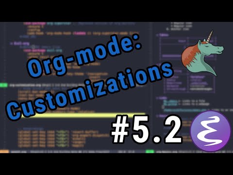 Some Org Mode Customizations | Org-Bullets and Evil-Org | Switching to Emacs #5.2