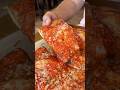 The UPSIDE DOWN SICILIAN PIZZA from Knapp Street Pizza in Sheepshead Bay, Brooklyn NYC! #DEVOURPOWER