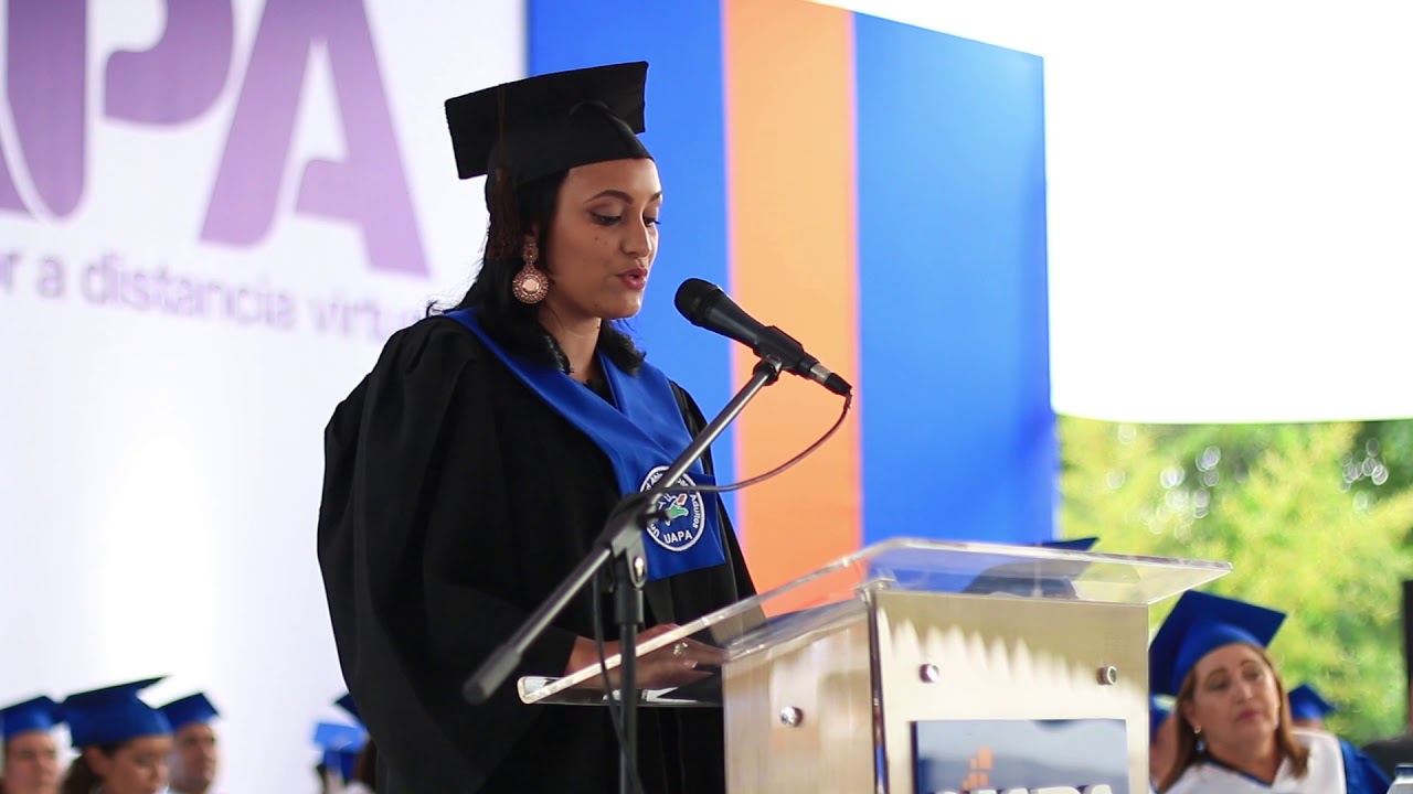 Palabras de Agradecimiento - LI Graduación UAPA 2017 / Licda Natividad Martínez López