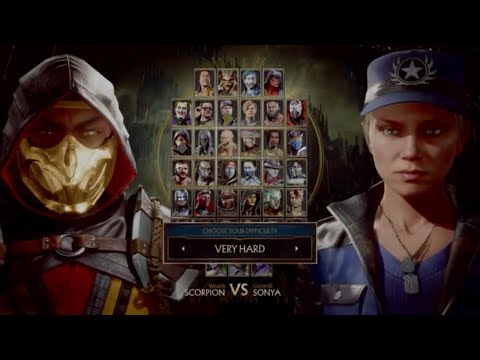 Mortal Kombat 11: Scorpion vs. Sonya Blade (Very Hard)