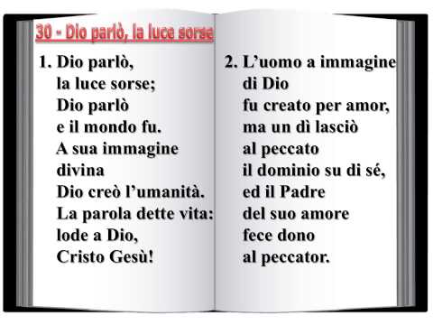 30 Dio parlò, la luce sorse - Innario Chiesa Cristiana Avventista del Settimo Giorno 2014
