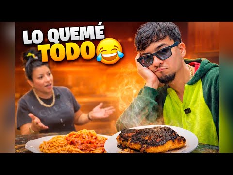 COCINÉ con mi ABUELA… Pero NADA salió BIEN | Jr Vlogs