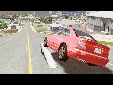 Satisfying Rollover Crashes #4 - BeamNG Drive | Crash Blasters