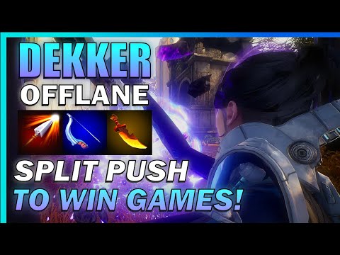 Don't let DEKKER SPLIT PUSH or else she DESTORYS EVERYTHING! - Predecessor Offlane Gameplay