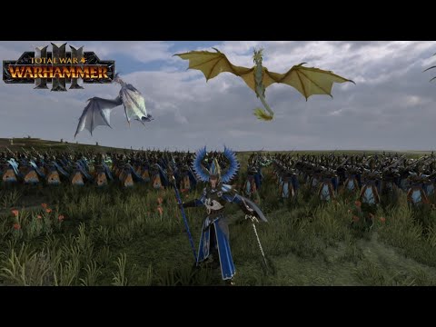 Hochelfen VS Khorne ⚔️ Total War: Warhammer 3 Cinematic Battle deutsch