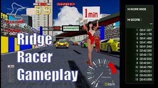 A nostalgic game! Arcade Archives 2, Ridge Racer gameplay. アーケードアーカイブス２。リッジレーサー、ゲームプレイ。