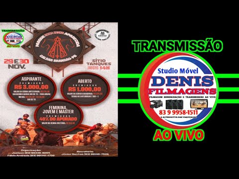 VAQUEJADA AO VIVO NO PARQUE NOSSSA SENHORA APARECIDA EM CALDAS BRANDÃO - PB